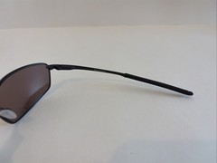 Oakley Whisker Polarized Sunglasses OO4141-1160 Satin Black/Prizm Deep Water EUC