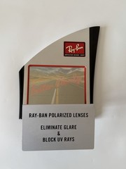 Ray Ban Sunglass Retail Counter 9×6 in Promotional Display RARE Hard To Find