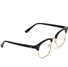 WOMEN/MEN Fashion Club Style Glasses Clear Lens Half Frame Retro Nerd Eyewear