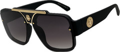 MEN SQUARE DESIGNER SHADES RETRO GOLD RAPPER CLASSIC RETRO LUXURY MODEL EYEWEAR