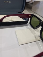 Gucci Green Square Men’s Sunglasses GG1668S 003 52 GG1668S 003 52