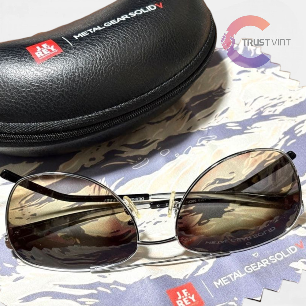 J.F. Rey Metal Gear Solid V MGSV Kazuhira Miller Kaz Gear Aviators Sunglasses