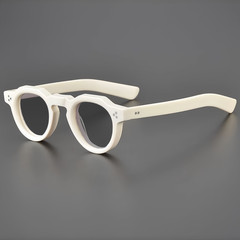 Reading Sunglasses Acetate Frames Round Fashion Retro Full Rim Men Women