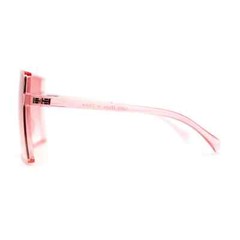 Women Sunglasses Oversize Large Square Oceanic Blue Lens Frame Fashion Female