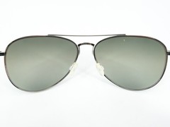 Barton Perreira Hughes Sunglasses FRAMES SIL/OBS Silver 59[]13-145 Beige M744