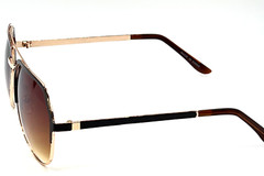Retro Gold Aviator Sunglasses for Women Men, 2025 Metal Oversized 70s Vintage