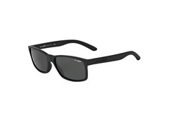 AN4185 447/87 59MM Rubber Black/Dark Grey Rectangular Sunglasses for Men +Bun…