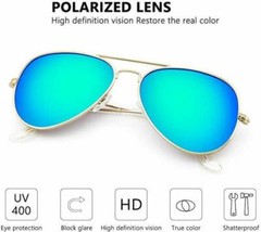 Tac HD Polarized Aviator Sunglasses for Women Men Unisex Sports Driving Sunglass