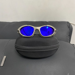 Oakley Plate sunglasses Polarized Blue Lens Y2K GorpCore Hype Vintage 90s