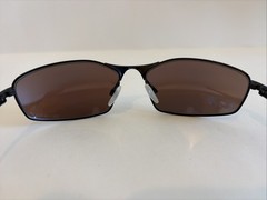 Oakley Whisker Polarized Sunglasses OO4141-1160 Satin Black/Prizm Deep Water EUC