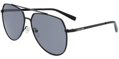 Calvin Klein Men’s Black Modern Flat Brow Bar Aviator Sunglasses – CK20124S 001