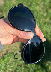 VTG 80s Bollé Glacier Sunglasses Black Nylon Japan Ski Mountaineering Case