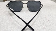 Tom Ford FT1249-K Shiny Gunmetal Smoke Aviator Sunglasses