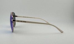 Michael Kors MK5007 104525 Rose Gold White Hvar Pilot Sunglasses – LOOK
