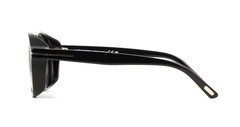 Tom Ford ROSCO FT 1022 Shiny Black/Grey (01A) Sunglasses