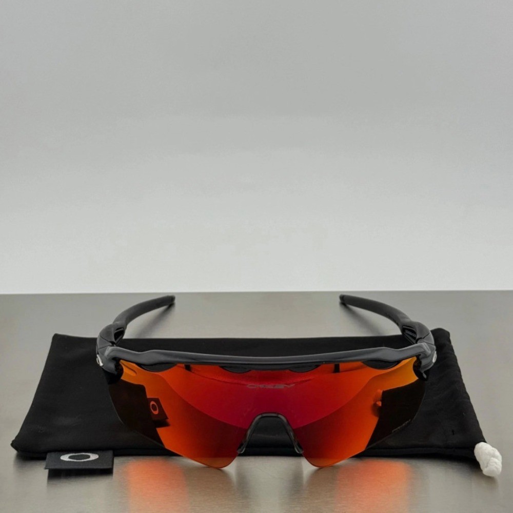 Oakley Radar EV Path S Sunglasses Glossy Black Prizm Ruby Lenses OO9208 US