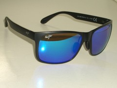 MAUI JIM MJ432-2M RED SANDS 59/17-140 BLUE MIRROR BROWNISH POLARIZED SUNGLASSES
