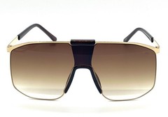 Men Women Black Lens Glasses Sunglasses Fashion Big Oversize Flat Lens Square