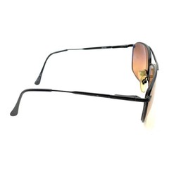 Serengeti Eyewear Aviator Black Metal Sunglasses Frames 61-12 140 Designer Japan