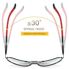 Aluminium HD Polarized Photochromic Sunglasses Pilot Men Driving Glasses Eyewear