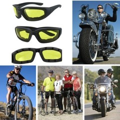 Outdoor Mens Riding Motorcycle Biker Night Driving Lens Glasses Sunglasses USA
