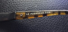 Pugs, Unisex Adult Tortoise Shell Polarized Square Sunglasses W/ Slight Wrap T1
