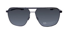 NEW PORSCHE DESIGN P8949 SUNGLASSES METAL & PLASTIC ITALY BLACK PILOT A