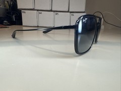 Maui Jim Keokea MJ447-02 55[]20-145 Black Sunglasses (Made In Japan) #378