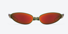 Gentle Monster Fuse MGR1 Cat-Eye Glasses in Green Metal_Authentic_NIB_Expedited