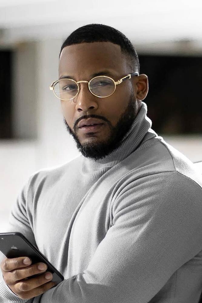 2022 Men’s Hip Hop Clear Lens Vintage Oval Gold Frame Retro Wood Grain Glasses