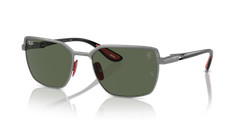 Ray-Ban RB3743M Scuderia Ferrari Collection Gunmetal/Dark Green 58 mm Sunglasses