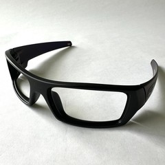 Oakley Gascan Matte Black Blue Ear Stems Replacement Frame Only Authentic OO9014