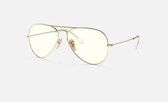 Ray-Ban Aviator RB3025 Clear Evolve Gold Photochromic Sunglasses