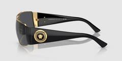 VERSACE VE2163 100287 Gold Gray 63 mm Men’s Sunglasses