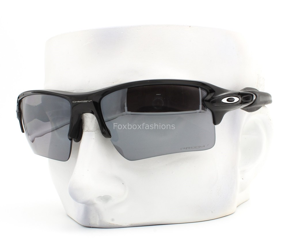 Oakley Flak 2.0 XL Sunglasses OO9188-7259 Polished Black Prizm Polarized w/case