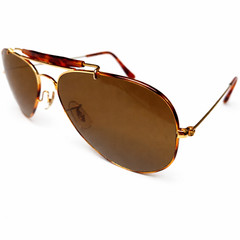 Ray-Ban B&L Outdoorsman Tortoise Turtle USA Vintage 58/14 Mint