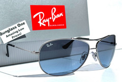 NEW Ray Ban Gunmetal UV PROTECTIVE Gradient Blue Grey Sunglass RB3293 004/8F