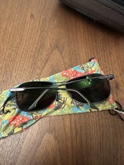 Maui Jim Kahuna Polarized Sunglasses Sport Gunmetal/Grey Aviator *READ*
