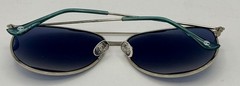 Timberland Sunglass Mens S Nickletin Metal Aviator Solid Blue Lens TB7181 10V