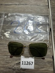 1980’s 52[]16mm VINTAGE B&L RAY-BAN GEP G15 UV SMALL CARAVAN AVIATOR SUNGLASSES