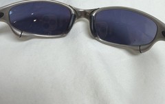 Vintage Oakley Juliet X Metal Plasma Ice Iridium Sunglasses JE041982A USA 2004
