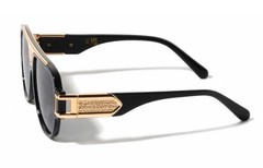 Square Oversized Retro Sunglasses Men Bold Thick Frame UV400 Shades Classic New