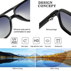 Polarized Aviator Sunglasses Women Men Vintage Driving Large Frame Shades