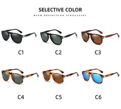 New Vintage Classic Celebrity Sunglases Aviation Steve Mcqueen Style Polarized