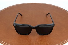 WMP Abner Black Square Polarized Sunglasses 52-21-150