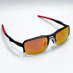 Oakley OO9266 Triggerman Matte Black Sunglasses Ruby Lens New