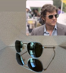 Tom Cruise Randolph Engineering Sunglasses At Brad Pitt F1 Premiere