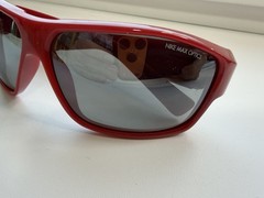 Nike EV0819-606 Reverse Sunglasses (One Size) Red Used , All In Photo
