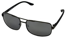 Timberland Sunglass Mens Shiny Gunmetal Rectangle , Mirror Lens TB7270. 8C