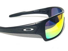 NEW Oakley TURBINE ROTOR Matte Black POLARIZED Galaxy Ruby Lens Sunglass 9307